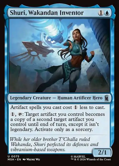 Magic The Gathering Marvel Super Heroes Single Card Uncommon Shuri