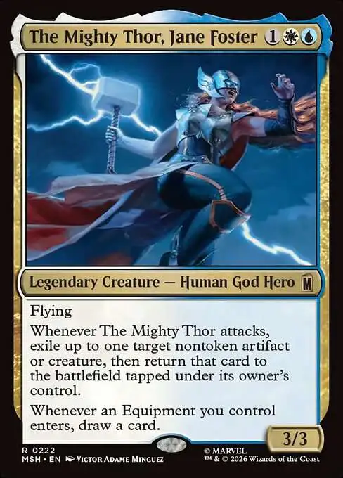 thor mtg card Cow by MutantMarksman on DeviantArt Whenever an Equipment you control enters Thor Odinson | Marvel Super