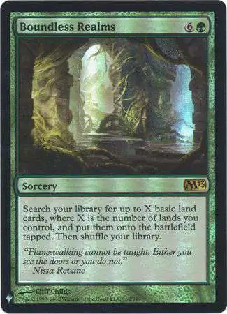 MtG Trading Card Game Mystery Booster / The List Rare Foil Boundless Realms #162