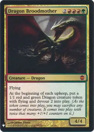 MtG Trading Card Game Mystery Booster / The List Rare Dragon Broodmother #53