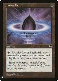 MtG Trading Card Game Mystery Booster / The List Common Lotus Petal #284