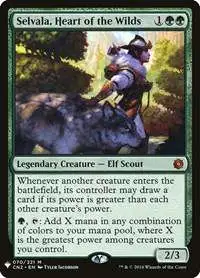 MtG Trading Card Game Mystery Booster / The List Mythic Rare Selvala, Heart of the Wilds #70