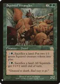 MtG Trading Card Game Mystery Booster / The List Rare Squirrel Wrangler #127