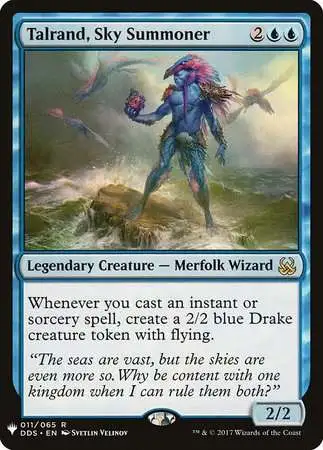 MtG Trading Card Game Mystery Booster / The List Rare Talrand, Sky Summoner #11