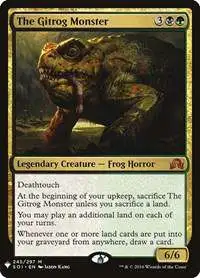 MtG Trading Card Game Mystery Booster / The List Mythic Rare The Gitrog Monster #245