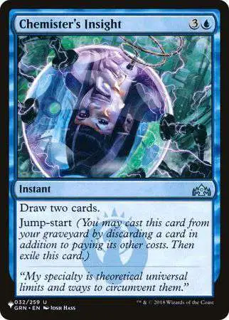 mtg jump in card list Magic The Gathering Trading Game Mystery Booster The Single Card Uncommon Chemisters Insight 32 Jump — Intl. Collectors' Edition