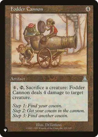 MtG Trading Card Game Mystery Booster / The List Uncommon Fodder Cannon #131