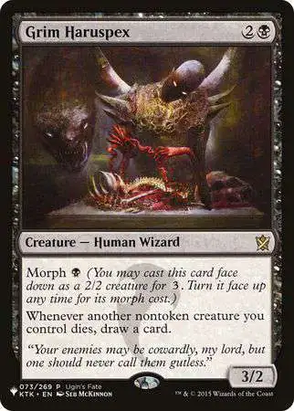 MtG Trading Card Game Mystery Booster / The List Rare Grim Haruspex #73