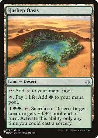 MtG Trading Card Game Mystery Booster / The List Uncommon Hashep Oasis #177