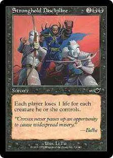 MtG Nemesis Common Foil Stronghold Discipline #73