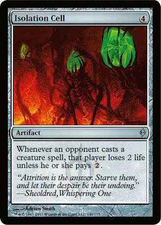 MtG New Phyrexia Uncommon Isolation Cell #141