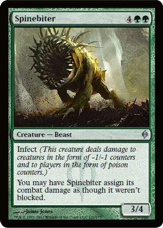 MtG New Phyrexia Uncommon Spinebiter #121