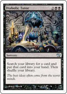 MtG 9th Edition Uncommon Foil Diabolic Tutor #125