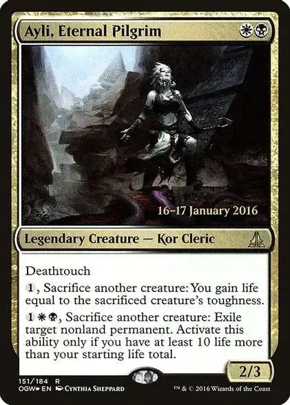 MtG Trading Card Game Oath of the Gatewatch Rare Ayli, Eternal Pilgrim #151 [Prerelease foil]
