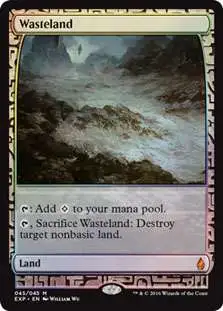 MtG Trading Card Game Oath of the Gatewatch Mythic Rare FOIL Wasteland [Zendikar Expedition]