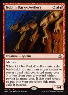 MtG Trading Card Game Oath of the Gatewatch Rare Goblin Dark-Dwellers #110