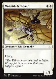 MtG Trading Card Game Oath of the Gatewatch Common Foil Makindi Aeronaut #27