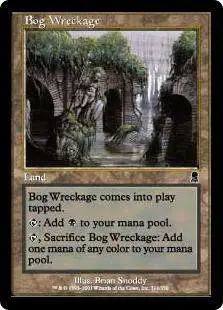 MtG Odyssey Common Foil Bog Wreckage #314