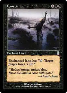 Magic The Gathering Odyssey Single Card Uncommon Caustic Tar 122 - ToyWiz Magic The Gathering Odyssey Single Card Uncommon Caustic Tar 122 - ToyWiz