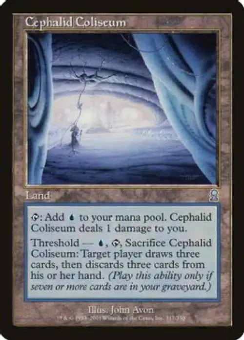 MtG Odyssey Uncommon Foil Cephalid Coliseum #317