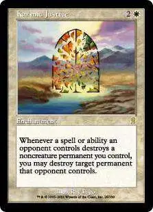 MtG Odyssey Rare Karmic Justice #26 [Lightly Played]