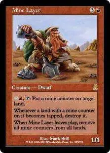MtG Odyssey Rare Mine Layer #205