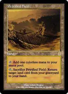 MtG Odyssey Rare Petrified Field #323