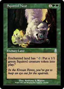 MtG Odyssey Uncommon Squirrel Nest #274 [Moderately Played]