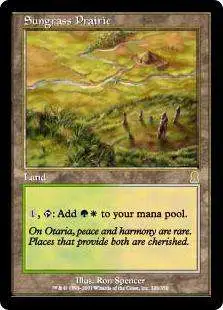 MtG Odyssey Rare Sungrass Prairie #328