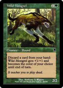 MtG Odyssey Common Wild Mongrel #283