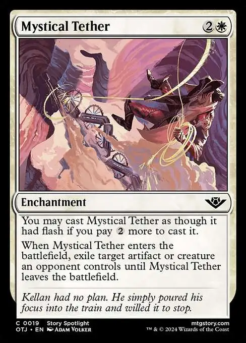 MtG Outlaws of Thunder Junction Common Mystical Tether #19