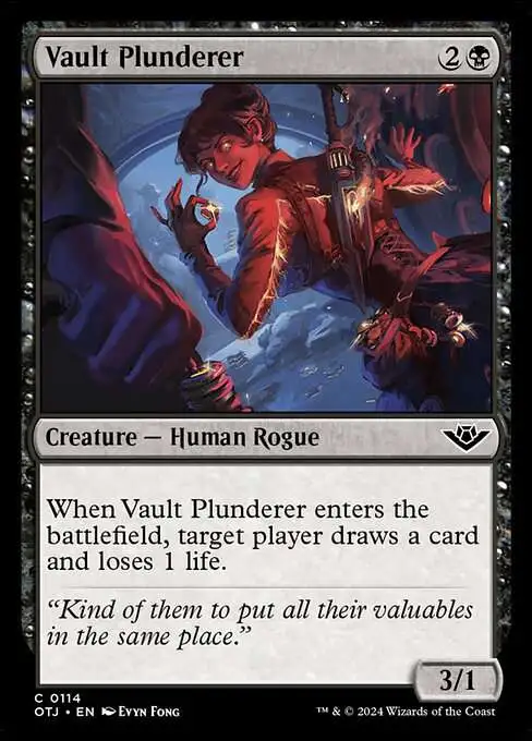 mtg thunder junction vault cards Magic The Gathering - Outlaws of - The Big Score - Fomori block) closed.class MTG Slickshot Vault-Buster Outlaws of