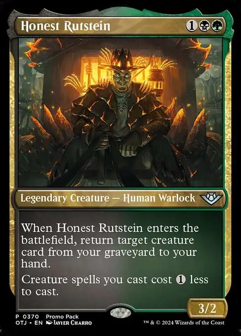 MtG Outlaws of Thunder Junction Uncommon Honest Rutstein #370 [Promo]