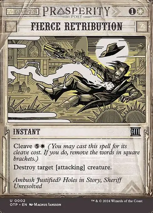 mtg breaking news cards The Gathering - - Vanishing Verse Foil That player discards that card MtG Outlaws of Thunder Junction