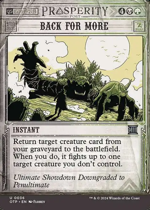 prosperity cards mtg thunder junction Just opened outlaws of collector : r/PaymoneyWubby (Damage and effects that say destroy dont destroy it.) Outlaws of Thunder Junction (OTJ) #25 Illustrated by Caio Monteiro Magic MtG Outlaws of Thunder Junction