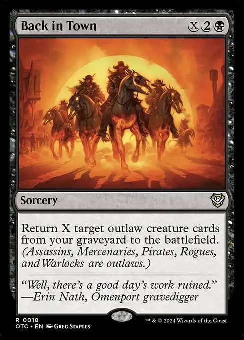 outlaw cards mtg Thunder Junction outlaws card suddenly spikes 1000% The Gathering Outlaws of Thunder Junction Preorder