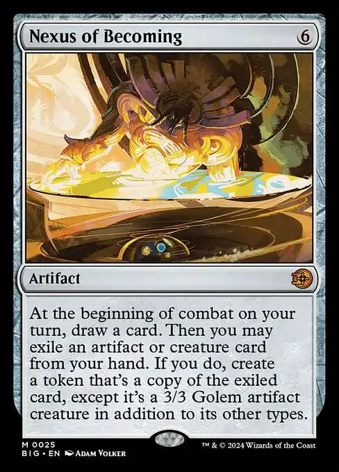 Magic The Gathering Outlaws of Thunder Junction The Big Score Single Card Mythic Rare Nexus of Becoming 25 - ToyWiz Magic The Gathering Outlaws of Thunder Junction The Big Score Single Card Mythic Rare Nexus of Becoming 25 - ToyWiz