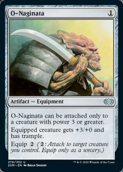 MtG Double Masters Uncommon O-Naginata #278