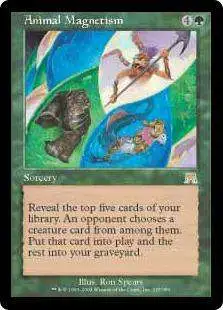 MtG Onslaught Rare Animal Magnetism #245