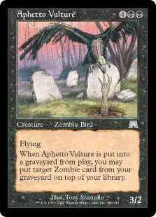 MtG Onslaught Uncommon Aphetto Vulture #126
