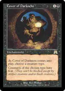 MtG Onslaught Rare Cover of Darkness #133