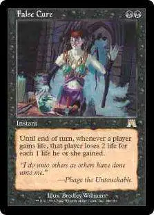 MtG Onslaught Rare False Cure #146