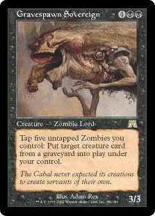 MtG Onslaught Rare Gravespawn Sovereign #152