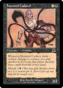 MtG Onslaught Common Foil Haunted Cadaver #154