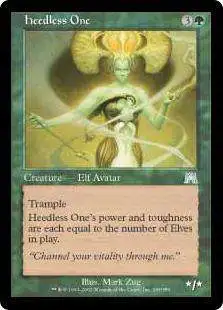 MtG Onslaught Uncommon Heedless One #265