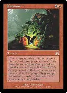 MtG Onslaught Rare Kaboom! #214