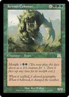 MtG Onslaught Rare Krosan Colossus #270