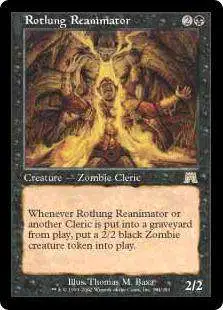 MtG Onslaught Rare FOIL Rotlung Reanimator #164 [Lightly Played]