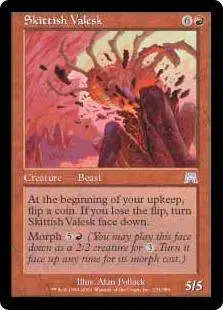 MtG Onslaught Uncommon Skittish Valesk #231