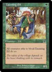 MtG Onslaught Common Taunting Elf #290
